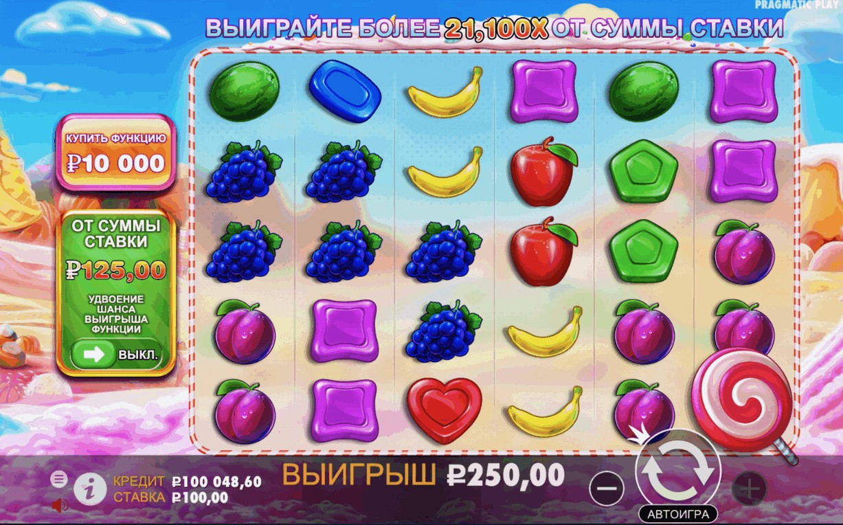 слот sweet bonanza играть